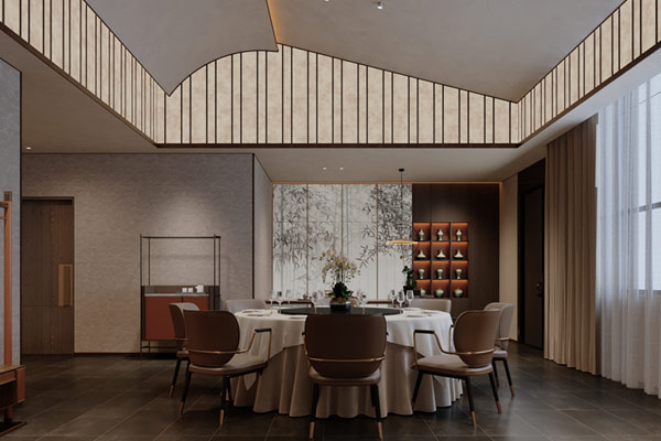 駐馬店新蔡企業內部餐飲會所設計